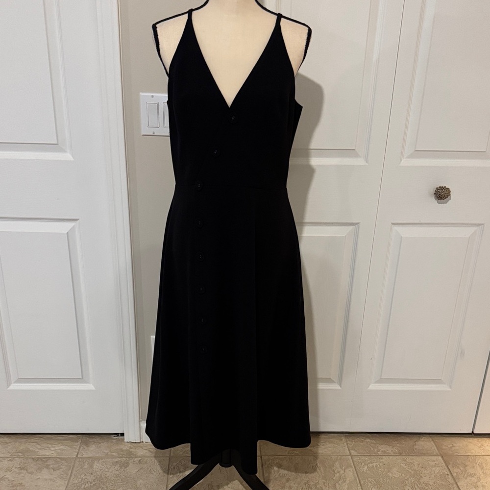 Dress the Population Black Strappy Midi Dress